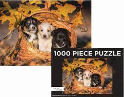 1000 piece puzzle - Puppies