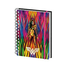 Wonder Woman - Neon Static A5 Notebook