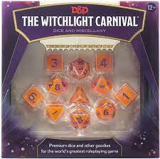 D&D The Witchlight Carnival Dice and Miscellany