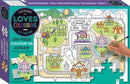 100 Piece Colour-In Jigsaw - The Fun Park