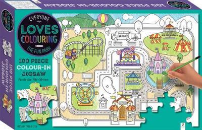 100 Piece Colour-In Jigsaw - The Fun Park