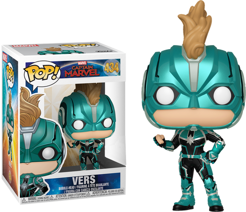 Captain Marvel - Vers (Masked) Pop! 434