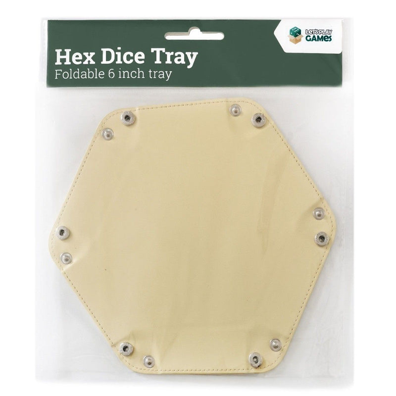 LPG Hex Foldable Dice Tray 6" Yellow