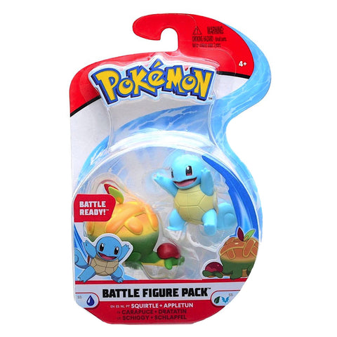Squirtle + Appletun Battle Figure