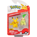 Pikachu & Chikorita Battle Figure Pack