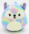 Squishmallows 3.5 inch Over the Rainbow clip ons