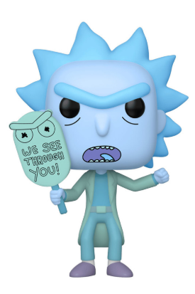 Rick and Morty - Hologram Rick (We See Through You) Pop! 665