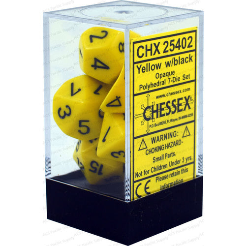Chessex 7-Die Set - Opaque