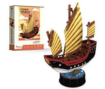 Chinese Sailboat 3D Puzzle