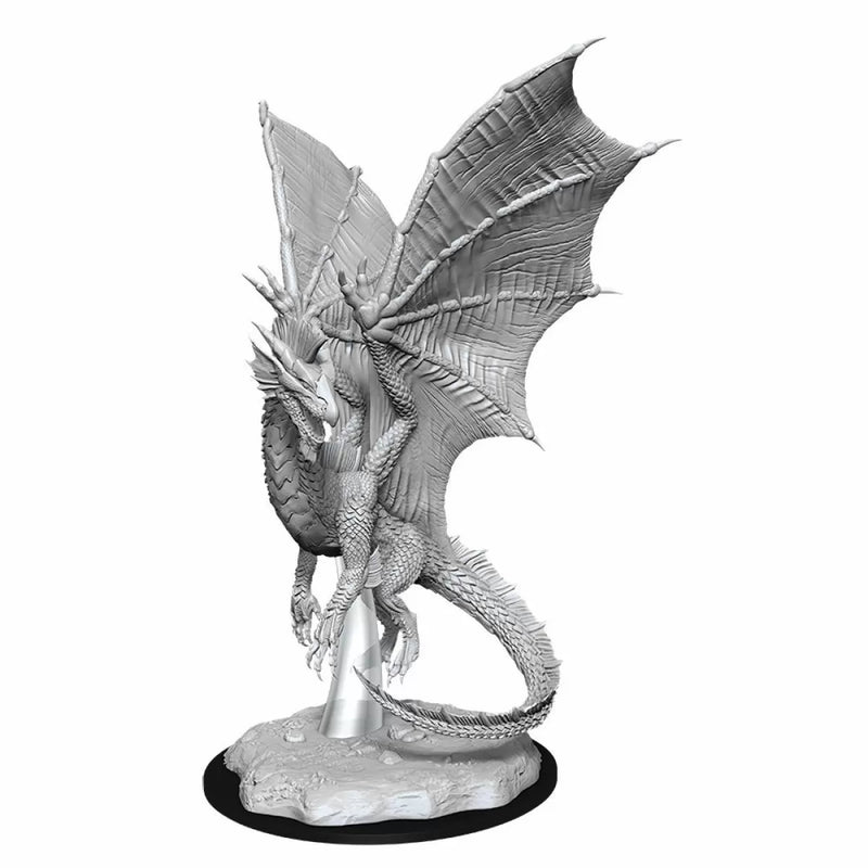 D&D Nolzurs Marvelous Unpainted Miniatures Young Silver Dragon
