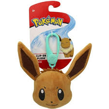 Pokemon: Clip-On Plush – Eevee Head