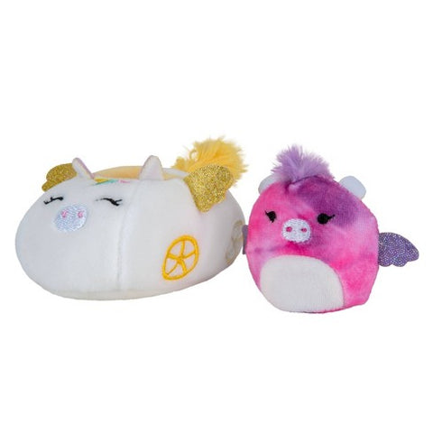 Squishville - Mini Squishmallow + Vehicle - Pegasus
