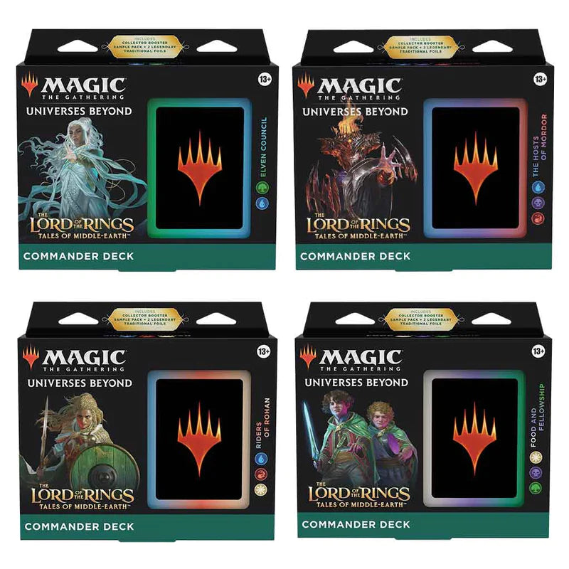 lord of the rings mtg commander precon The Lord of the Rings: Tales of Middle-earth Commander Decklists