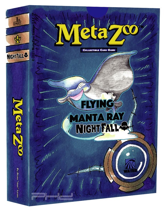 MetaZoo Nightfall Theme Deck -  Flying Manta Ray