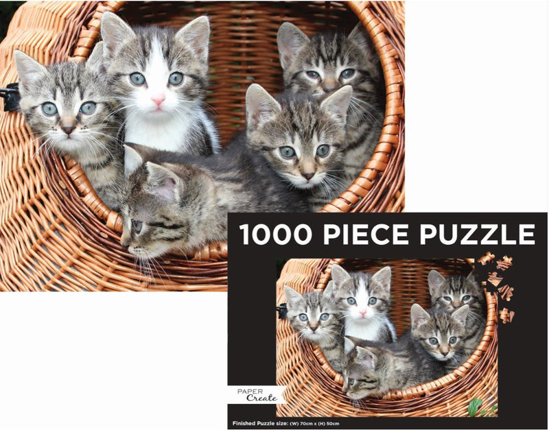 1000 piece puzzle - Kittens