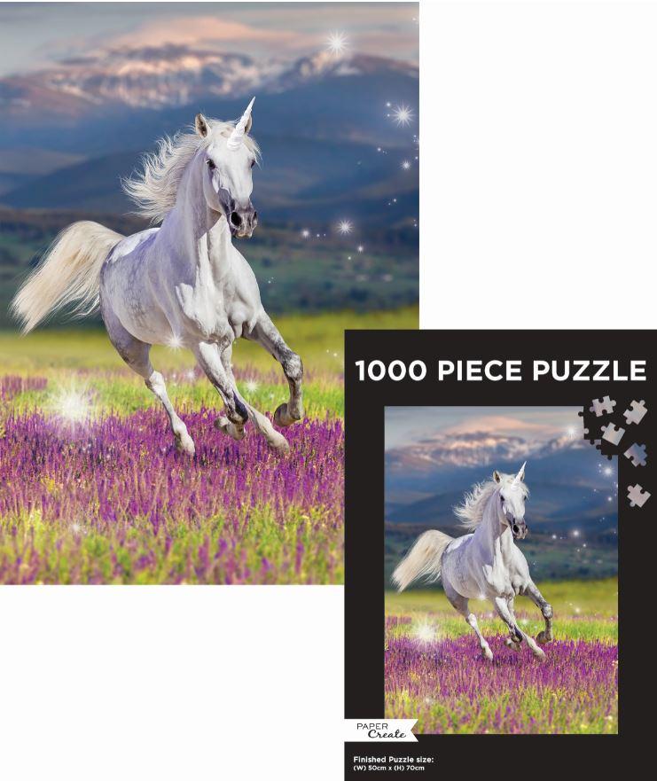 1000 piece puzzle - Unicorn