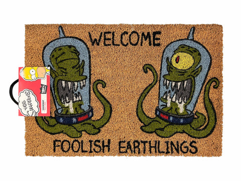 Simpsons - Welcome Foolish Earthlings Doormat