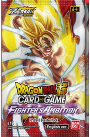 DBS Booster Pack - Zenkai 02 Fighter's Ambition (DBS-B19)