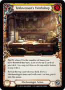 Teklovossen's Workshop (Yellow) [U-CRU116-RF] (Crucible of War Unlimited)  Unlimited Rainbow Foil