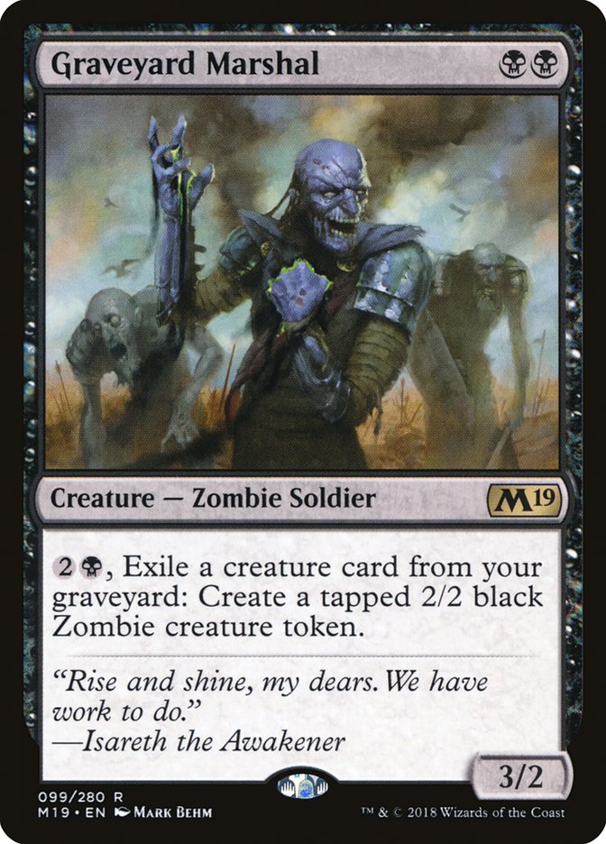 Graveyard Marshal [Core Set 2019]