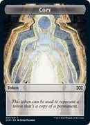 Copy // Human Soldier Double-sided Token [Double Masters Tokens]