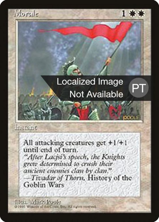 mtg chandra cards Morale [Fourth Edition (Foreign Black Border)]