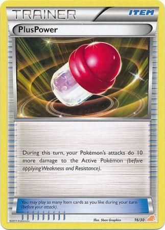 plus power pokemon card Platinum Uncommon PlusPower #112 If this Pokemons attack does damage to the defending Pokemon (after applying Weakness and Resistance) PlusPower (16/30) [Black & White: