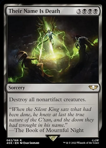 Their Name Is Death (Surge Foil) [Universes Beyond: Warhammer 40,000]