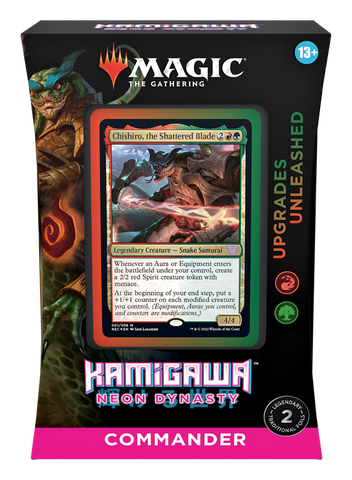 MTG Kamigawa Neon Dynasty Commander Deck - Upgrades Unleased