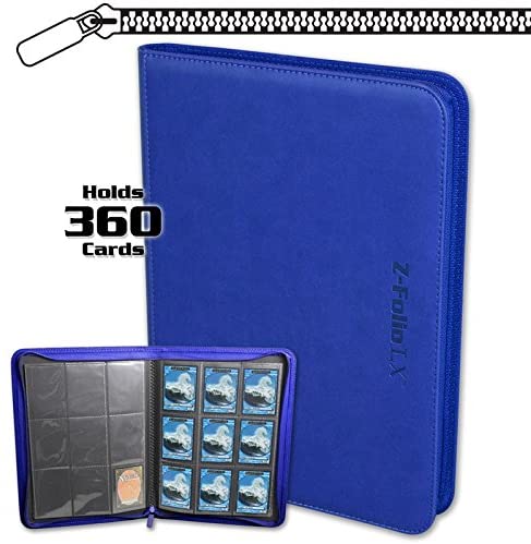 Zipper Folio 9-Pocket Blue