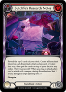 Sutcliffe's Research Notes (Red) [U-CRU154-RF] (Crucible of War Unlimited)  Unlimited Rainbow Foil