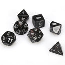 Chessex 7-Die Polyhedral Set -  Borealis (smoke/silver)
