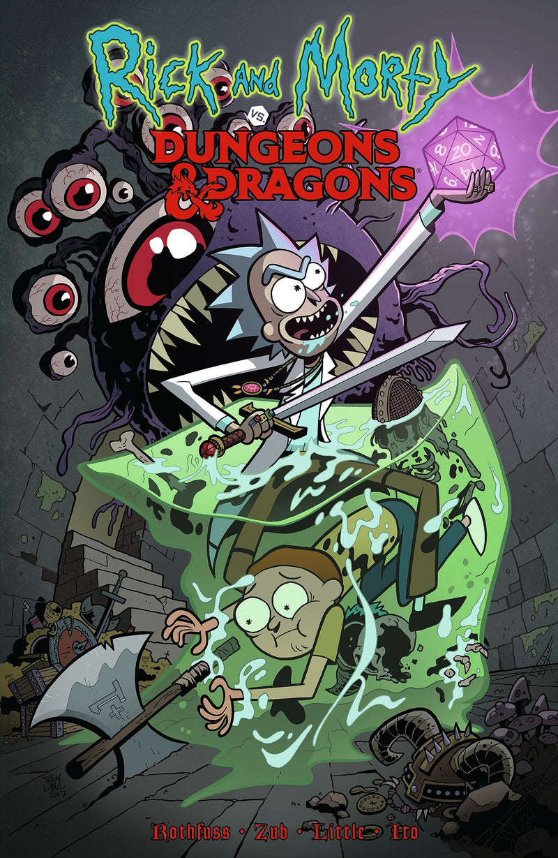 D&D Dungeons & Dragons vs Rick and Morty