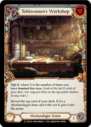 Teklovossen's Workshop (Blue) [U-CRU117-RF] (Crucible of War Unlimited)  Unlimited Rainbow Foil