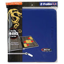 BCW Zipper-Folio LX 12-Pocket - Blue
