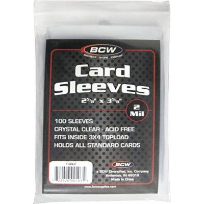 BCW 100 Clear Penny Sleeves