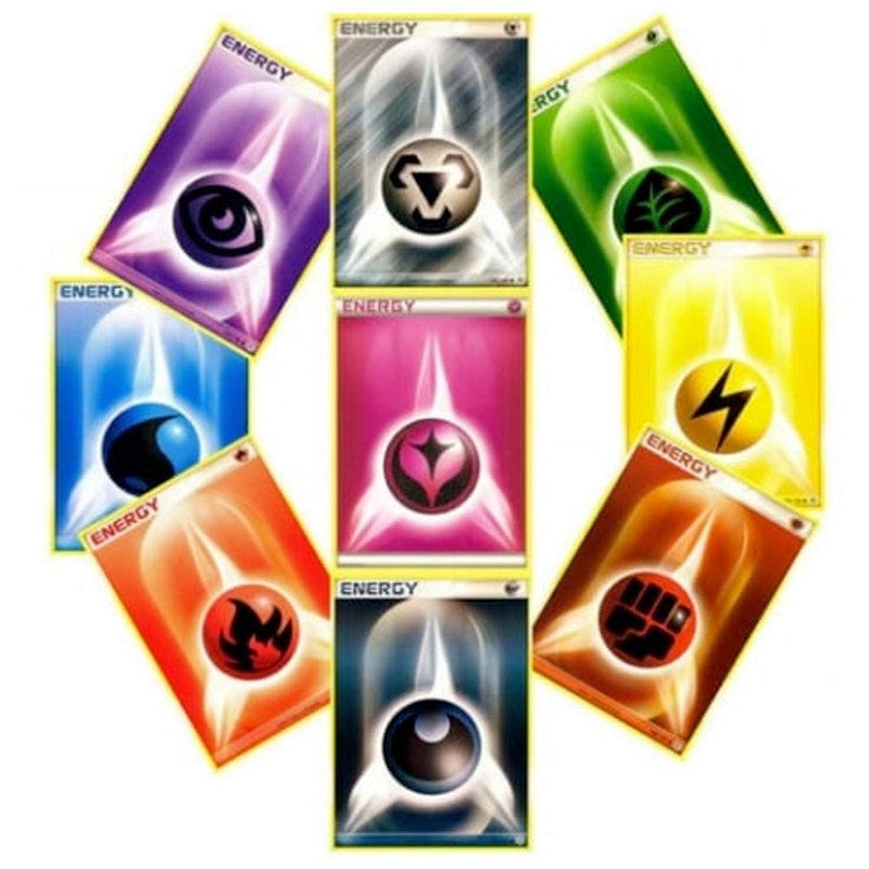 100 Pokemon energy cards