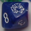 Card Merchant Dice - D10