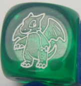 Card Merchant Dice - Green