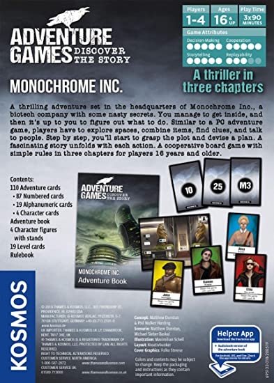 Adventure Games - Monochrome inc