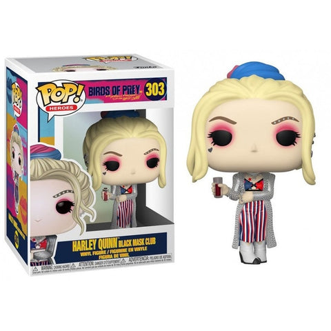 Birds of Prey - Harley Quinn (Black mask Club) Pop! 303