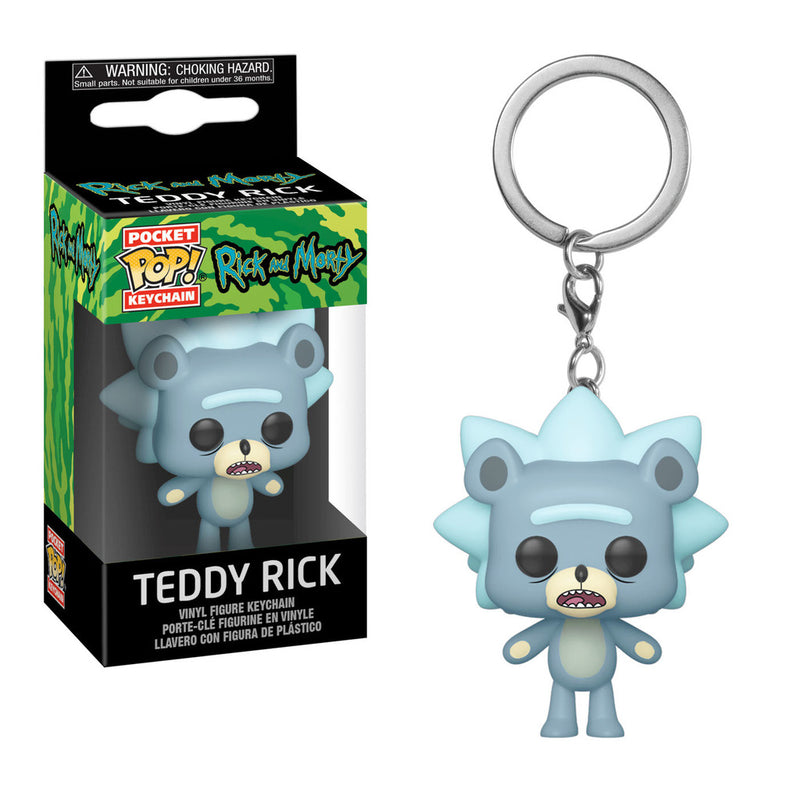 Teddy Rick Pop! Keychain