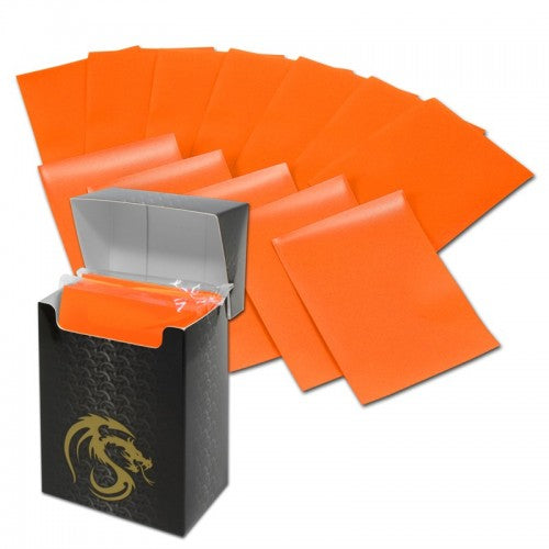 BCW Deck Guard Boxed Sleeves (80) Orange