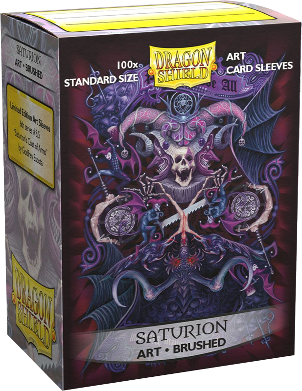 Dragonshield Art Sleeves Brushed - Saturion Coat of Arms 100ct