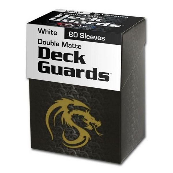 BCW Deck Guard Boxed Sleeves (80) White