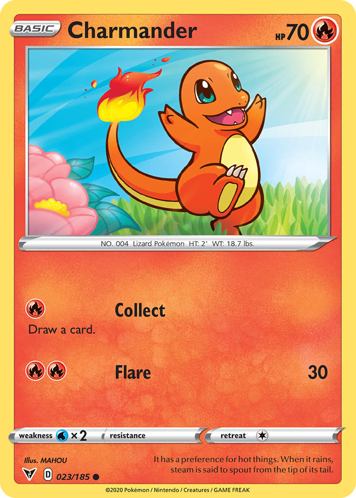 carta pokémon: charmander. 2020 nintendo. brill - Acquista