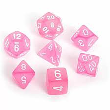 Chessex 7-Die Set - Frosted