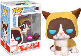 Grumpy Cat - Grumpy Cat (Flocked) Pop! 60