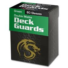 BCW Deck Guard Boxed Sleeves (80) Green