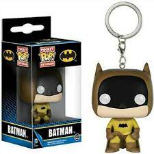 Yellow Batman 75th Anniversary Pocket Pop! Keychain